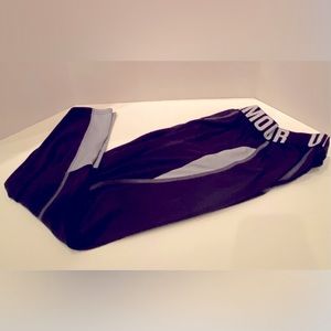 UNDER ARMOUR YOUTH-S HEAT GEAR Compression Tights - Black & Grey